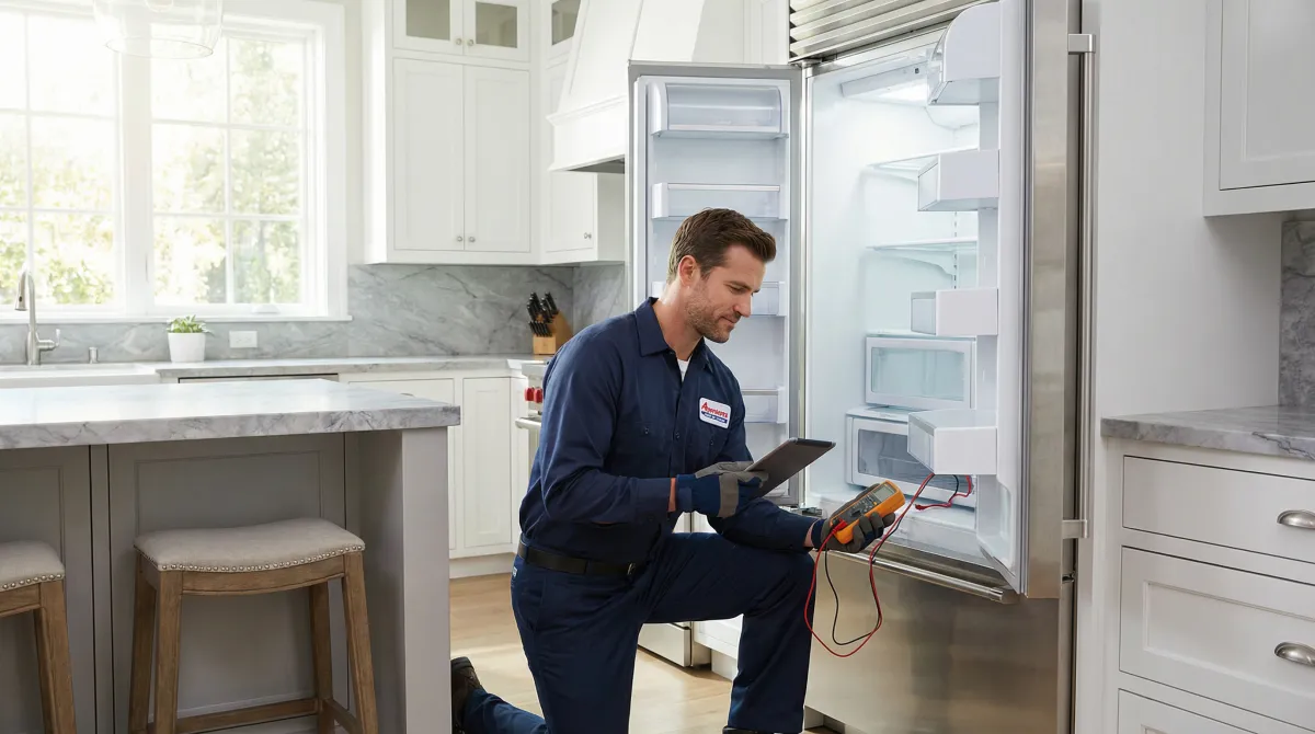 Professional certified appliance repair technician